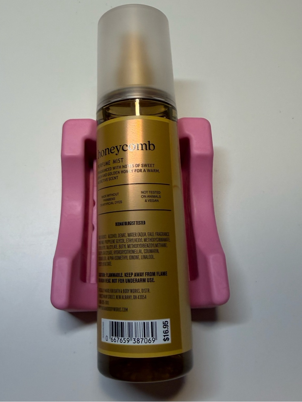 Bath & Body Works Honeycomb Perfume Mist - Yellow and Frosted Cap - Picture 2 of 2